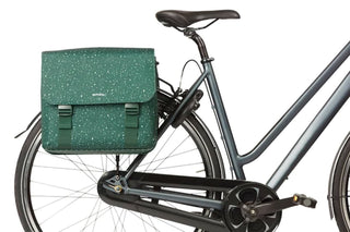 Basil Flair Double Bicycle Bag 35L - Green