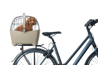 Basil Buddy Dog Bicycle Basket Mik - Biscotti Brown