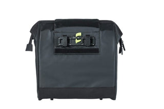 Basil Grand Tarpaulin Bicycle Shopper Bag 23L - Black