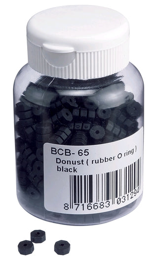 BBB Cycling BCB-65 Rubber 3 Donuts 200 Pcs - Black