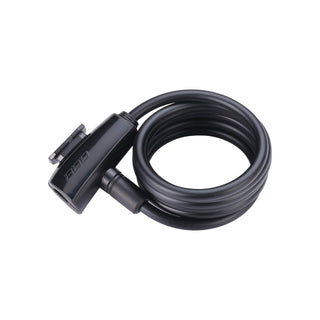 BBB Cycling BBL-61 Bicycle Lock Quicksafe Coil Cable 8X1500MM - Black
