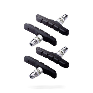 BBB Cycling BBS-04B V-Stop Rim Brake Shoes 2 Pairs - Black