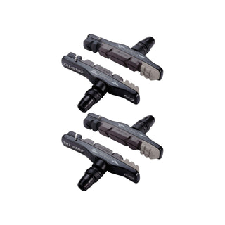BBB Cycling BBS-14T Tristop Rim Brake Shoes Triple Color 2 Pairs