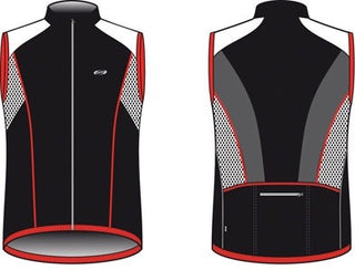 BBB Cycling BBW-104S CoolTech Sleeveless Jersey - Black/Red