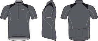 BBB Cycling BBW-105 ComfortFit Short Sleeve Jersey - Grey