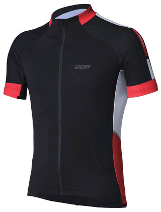 BBB Cycling BBW-234 ComfortFit Men's Short Sleeve Jersey - Black/Red