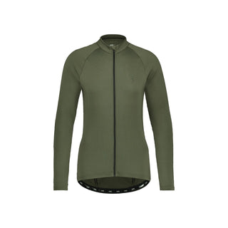 BBB Cycling BBW-237 Transition Olive Long Sleeve Jersey - Green