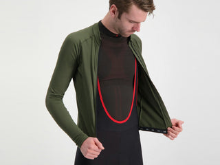 BBB Cycling BBW-237 Transition Olive Long Sleeve Jersey - Green