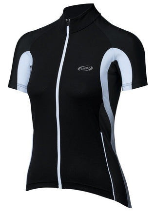 BBB Cycling BBW-241 PowerGirl Short Sleeve Jersey - Black/White