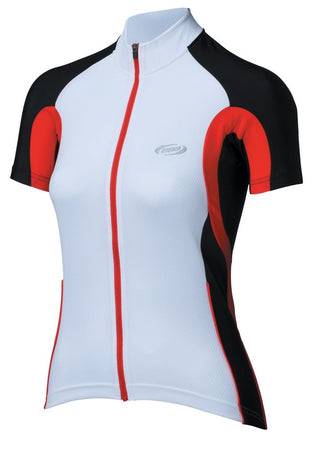 BBB Cycling BBW-241 PowerGirl Short Sleeve Jersey - Black/Red