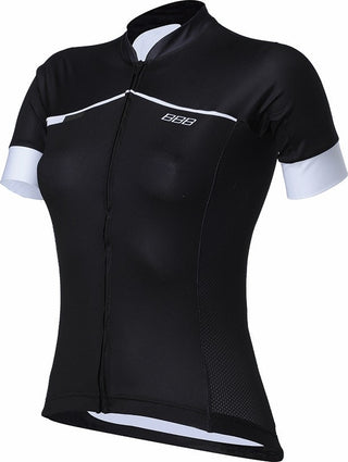 BBB Cycling BBW-244 Omnium Short Sleeve Women's Jersey - Black/White