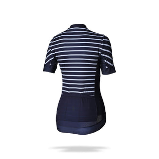 BBB Cycling BBW-249 Omnium Short Sleeve Women's Jersey - White/Navy Blue