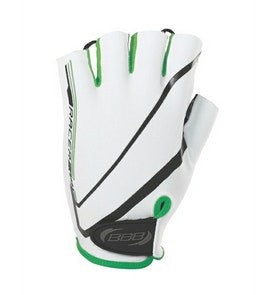BBB Cycling BBW-32 Racer Short Finger Gloves - White/Green