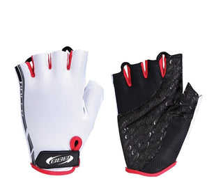 BBB Cycling BBW-37 Racer Short Finger Gloves - White/Red