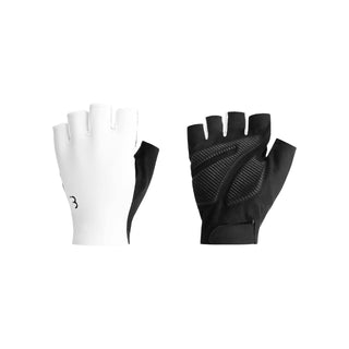 BBB Cycling HighSupport Half finger Gloves - White