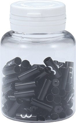 BBB Cycling BCB-151 Cable Ferrules Alloy Fits 4MM Shift Housing 150 Pcs - Black