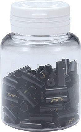 BBB Cycling BCB-152 Sealed Cable Ferrules Fits Shift Housing Alloy 4MM 100 Pcs - Black