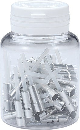 BBB Cycling BCB-163 Nosed Cable Ferrules Fit 5MM Brake Housing Alloy 50 Pcs