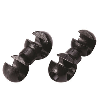 BBB Cycling BCB-173 Housing Connector Plastic Fits 4-5MM 50 Pcs - Black