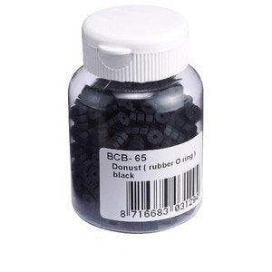 BBB Cycling BCB-65 Rubber 3 Donuts 200 Pcs - Black