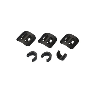BBB Cycling BCB-94 Hydro-Guide C-Clip Housing Guides 3 Pcs - Black