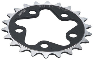 BBB Cycling BCR-03 RoundAbout MTB 5 Arm 7/8 Speed 58 PCD Chainring - 24T Black