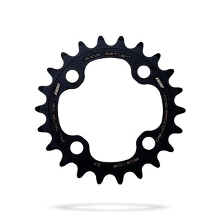 BBB Cycling BCR-06 RoundAbout MTB 4 Arm 64 PCD Chainring - 22T Black