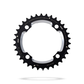 BBB Cycling BCR-8 RoundAbout MTB 4 Arm W/Pins 104 PCD Chainring - 34T Black