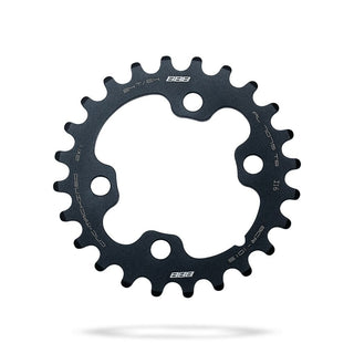 BBB Cycling BCR-101S MTB Gear Chainring Shimano XT M8000 64PCD - 24T Black