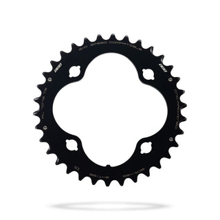 BBB Cycling BCR-48S MTBGear Comp 4 ARM 3x10 Shimano 96 PCD Chainring - 34T Black