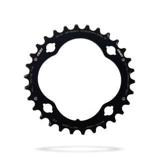BBB Cycling BCR-48S MTBGear Comp 4 ARM 3x10 Shimano 96 PCD Chainring - 30T Black