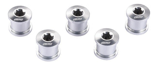 BBB Cycling BCR-51.SI Hexstars Chainring Bolts 5 Pcs - Silver