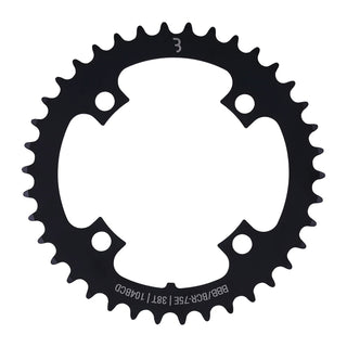 BBB Cycling BCR-75E-38T E-Bike Gear Steel Chainring 104MM - 38T Black