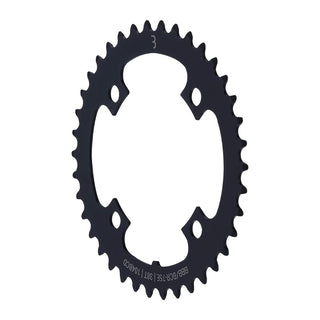 BBB Cycling BCR-75E-38T E-Bike Gear Steel Chainring 104MM - 38T Black