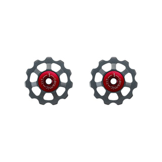 BBB Cycling BDP-22 Pulleys Aluboys Ceramic Anodized - 11T Grey