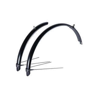 BBB Cycling BFD-40 City Guard Front/Rear Fender Set - 26 Inch Black