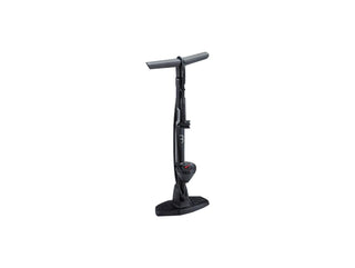 BBB Cycling BFP-20 Floor Pump AirWave Composite W/Dualhead 3.0 - Black
