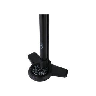 BBB Cycling BFP-28 Air Boost 2.0 Floor Pump Guage Dualhead 3.0 - Black