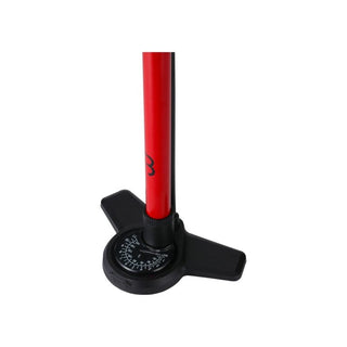 BBB Cycling BFP-28 Floor Pump Air Boost Dual Head 3.0 - Red