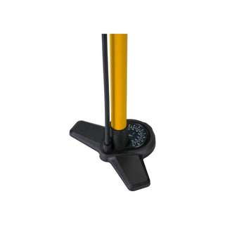BBB Cycling BFP-28 Floor Pump Airboost Dual Head 3.0 - Yellow