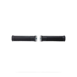 BBB Cycling BHG-95-142 Python Handlebar Grips - 142MM Black/Lockring Dark Grey