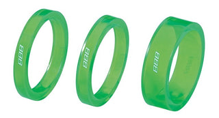 BBB Cycling BHP-37.GN Trans Space 1-1/8 2X5MM 1X10MM - Green