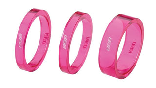 BBB Cycling BHP-37 Transspace 1-1/8 2X5MM 1X10MM Trans - Pink