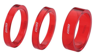 BBB Cycling BHP-37.RED Transspace 1-1/8 2X5MM 1X10MM Trans - Red