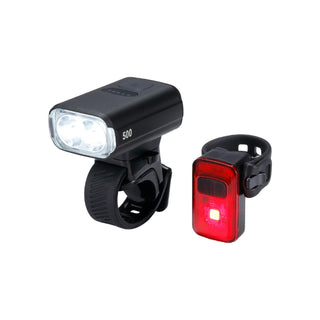 BBB Cycling NanoStrike 500i Headlight Spark Rear Light Combo