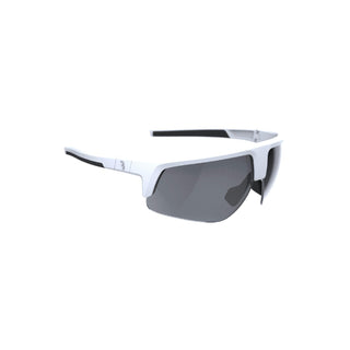 BBB Cycling Comet Smoke Flash Mirror Sports Glasses - Matt White