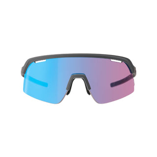 BBB Cycling Valor Sports Glasses Flux Blue MLC Lens + Clear Lens - Dark Grey