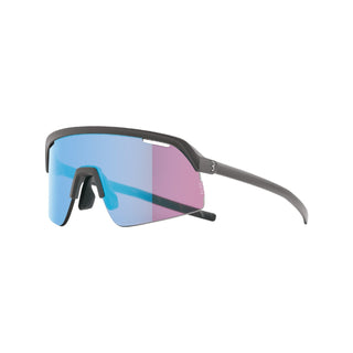 BBB Cycling Valor Sports Glasses Flux Blue MLC Lens + Clear Lens - Dark Grey