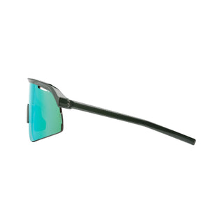 BBB Cycling Valor Sports Glasses With Flux Green MLC Lens + Clear Lens - Metallic Green