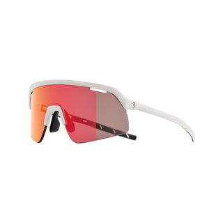 BBB Cycling Valor Sports Glasses Flux Red MLC Lens + Extra Clear Lens - Matt White